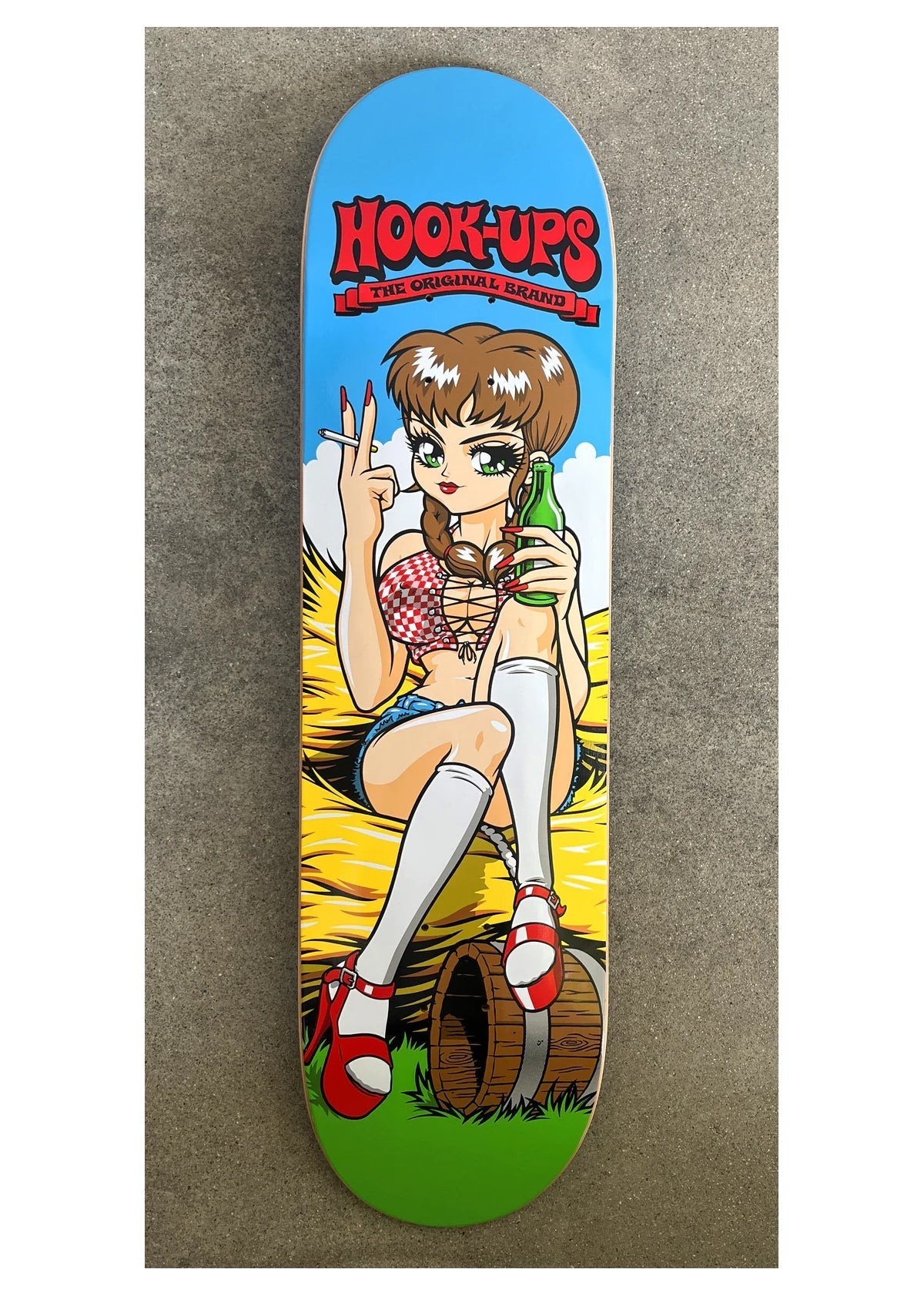 Hook Ups Skateboard Deck Mary Jane 8.25"