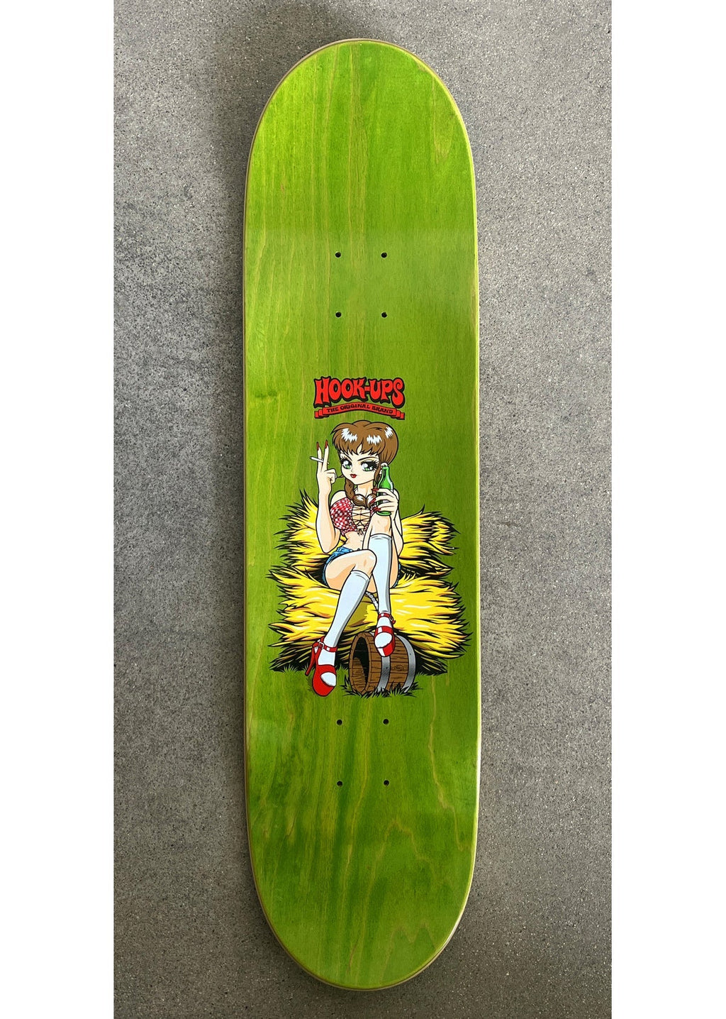 Hook Ups Skateboard Deck Mary Jane 8.25"