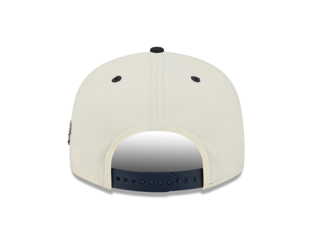 Houston Astros MLB New Era Men's Cream/Navy 9Fifty Mascot Pin Snapback