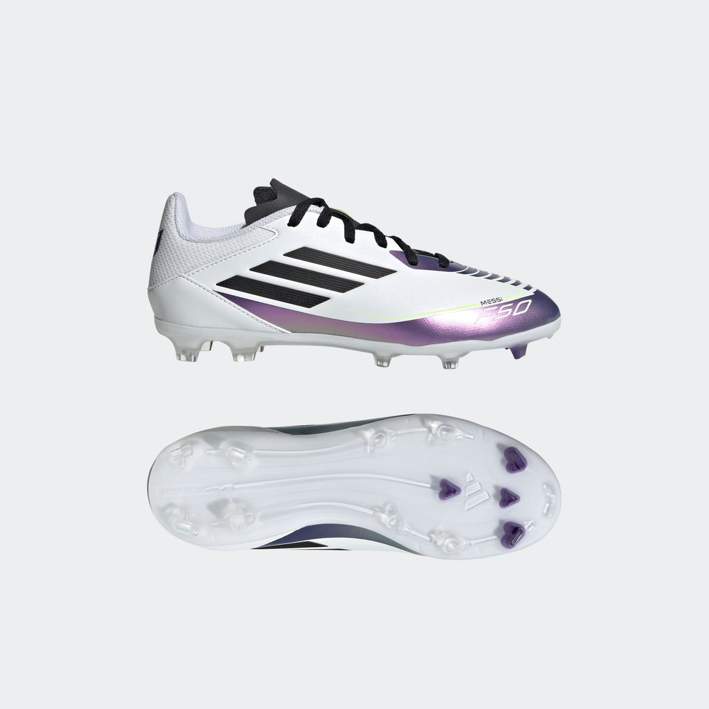 adidas F50 League Messi Firm/Multi-Ground Kids Soccer Cleats
