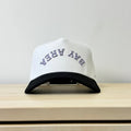Laces Bay Area Downside Up Adjustable Hat- Black/Ube