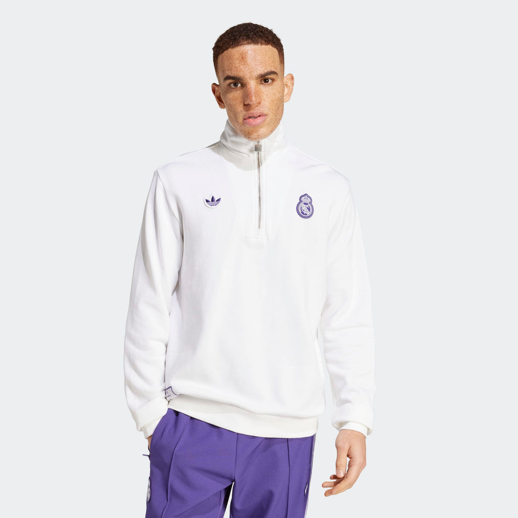 adidas Real Madrid Icon Half Zip Top