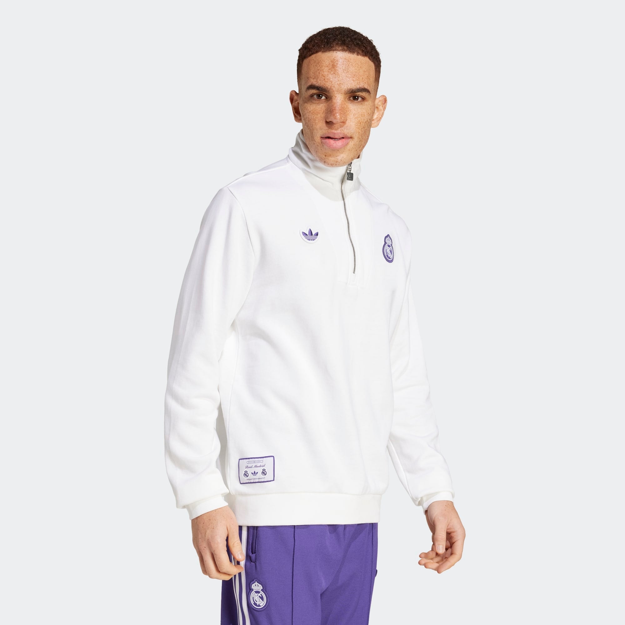 adidas Real Madrid Icon Half Zip Top