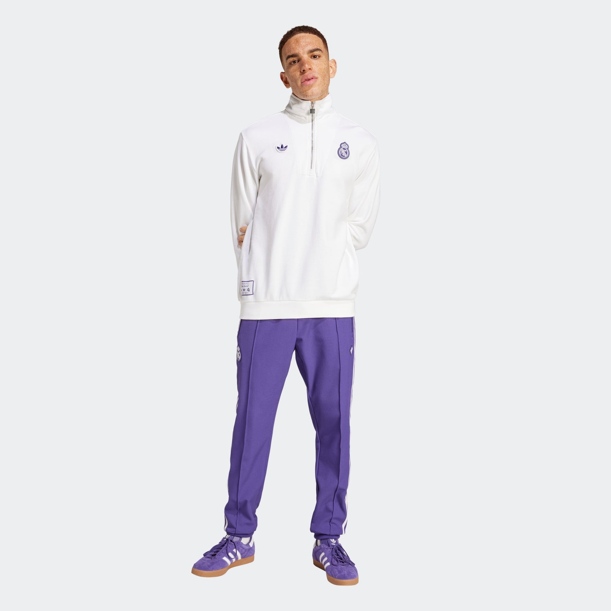 adidas Real Madrid Icon Half Zip Top