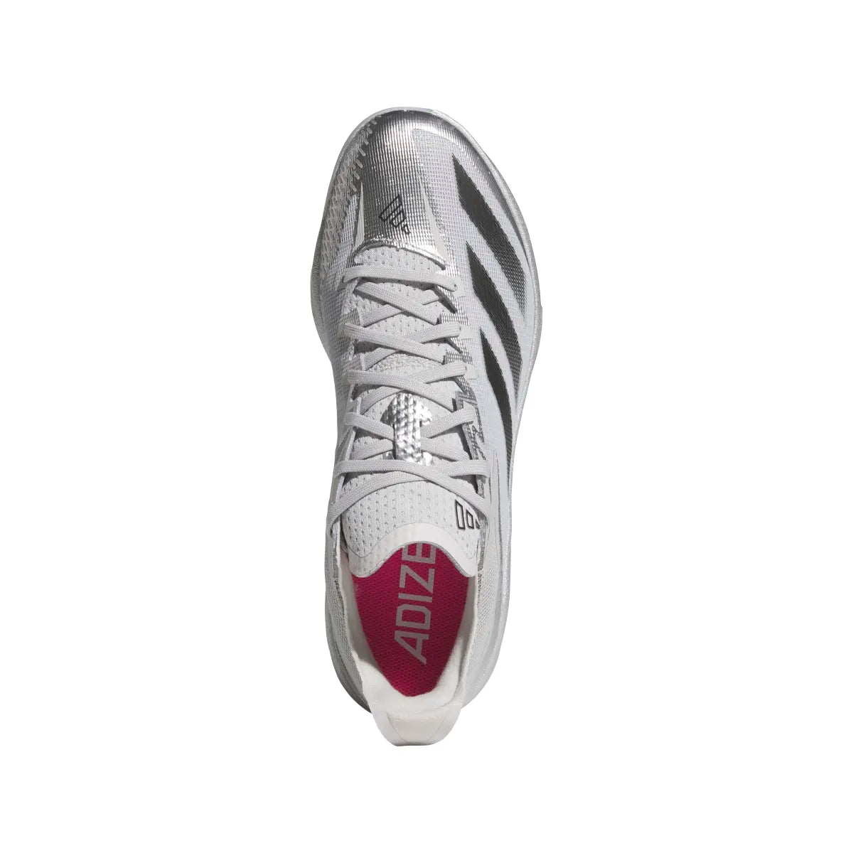 adidas Men's Adizero Electric+ Silver Speed Baseball Cleats