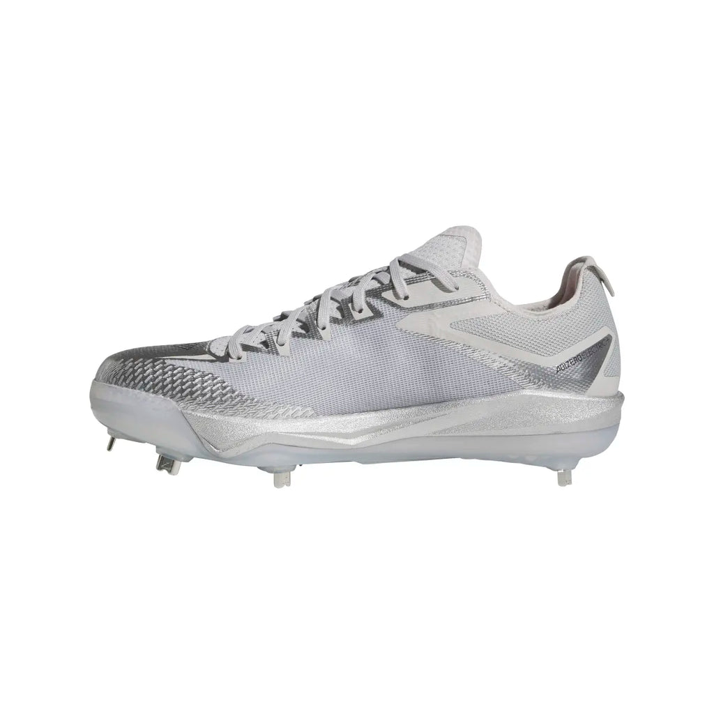 adidas Men's Adizero Electric+ Silver Speed Baseball Cleats
