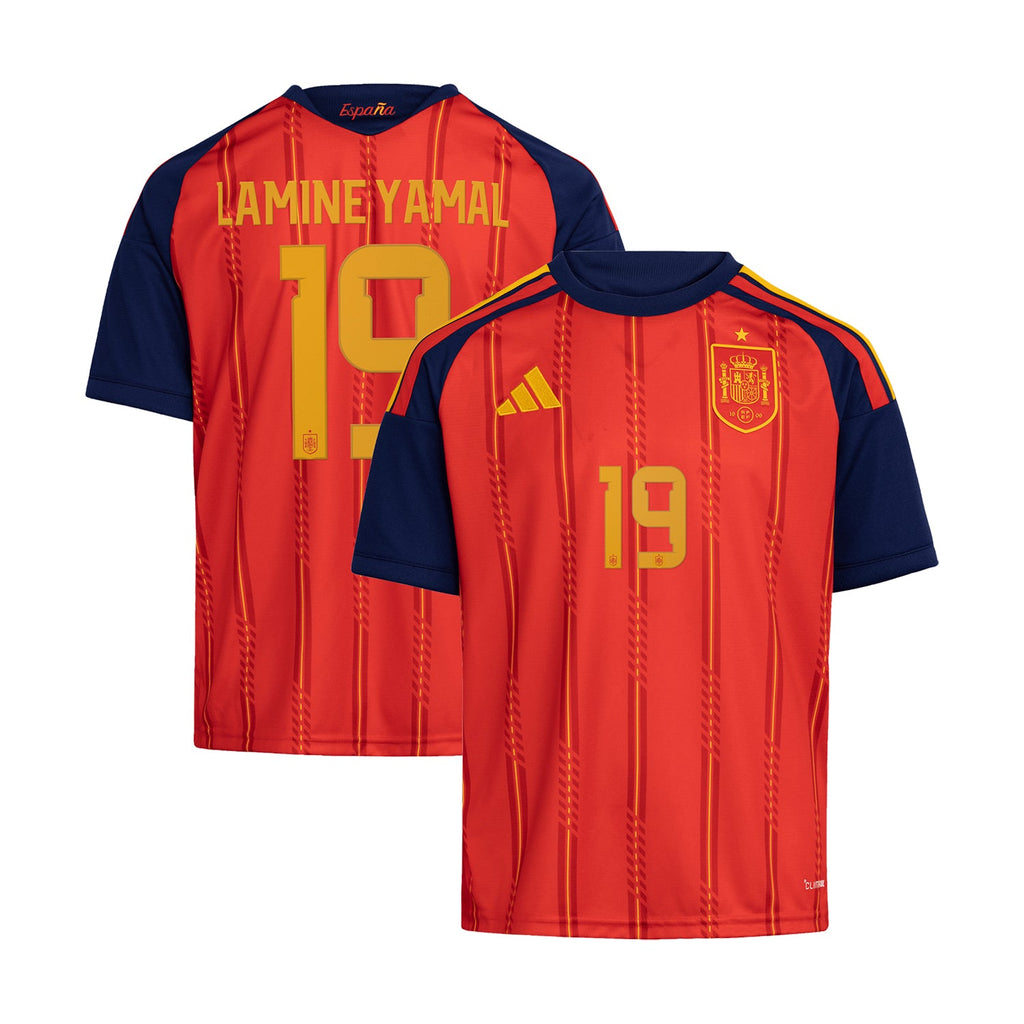 Spain 26/27 Lamine Yamal #19 Replica Home Jersey - Youth