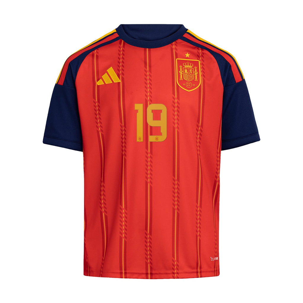 Spain 26/27 Lamine Yamal #19 Replica Home Jersey - Youth
