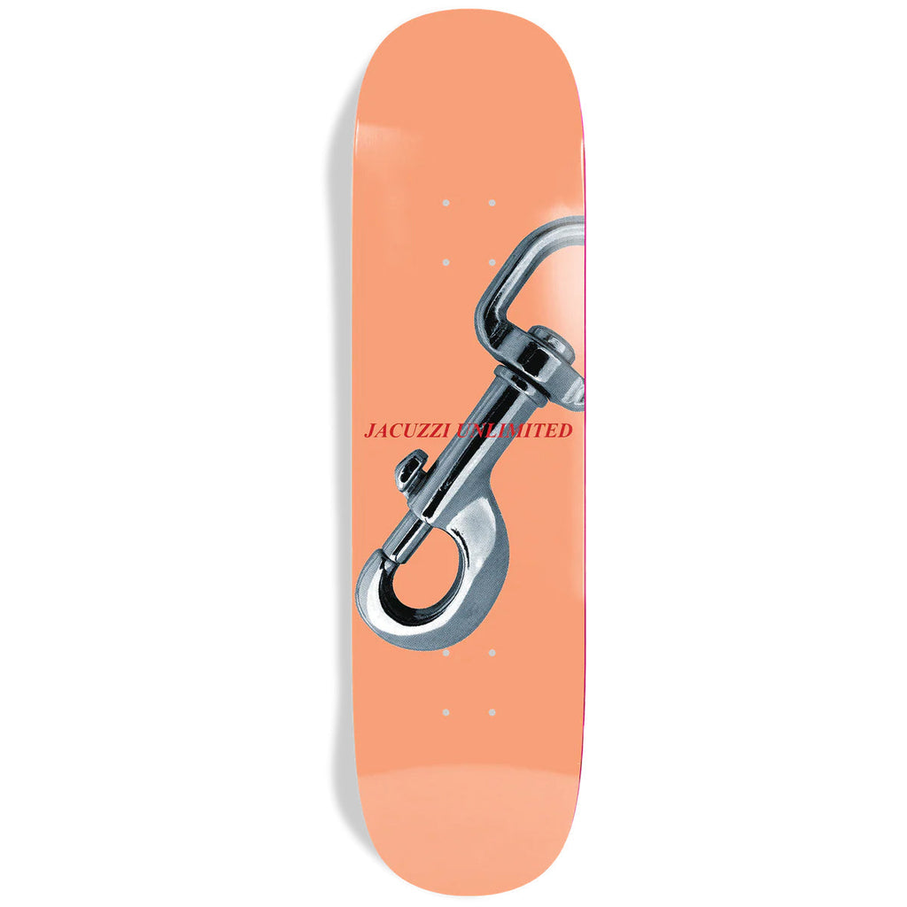 Jacuzzi Skateboard Deck Carabiner Jet Ski Peach 8.5" x 31.5"