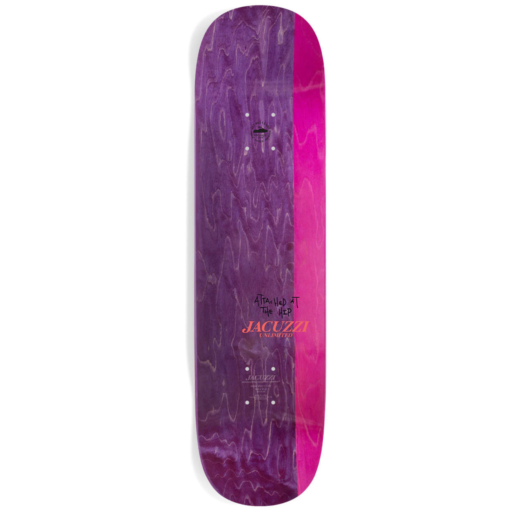 Jacuzzi Skateboard Deck Carabiner Jet Ski Peach 8.5" x 31.5"
