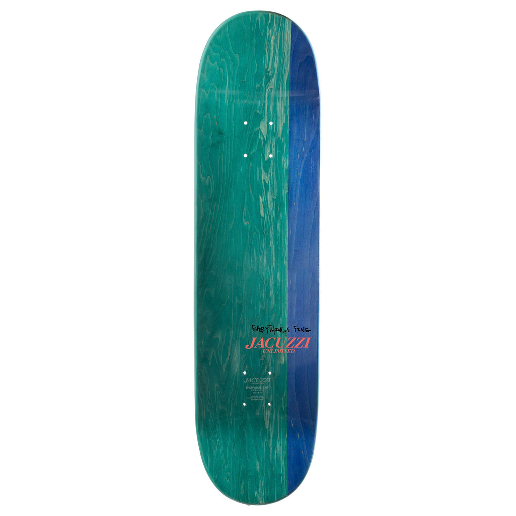 Jacuzzi Skateboard Deck Chair on Fire Twin Tail 8.5" x 32.325"