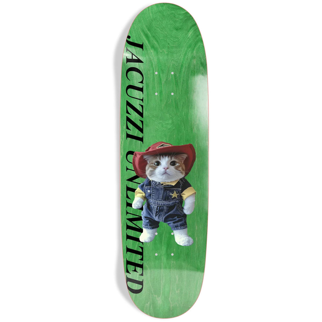 Jacuzzi Skateboard Deck First Rodeo Green 8.375" x 31.6"
