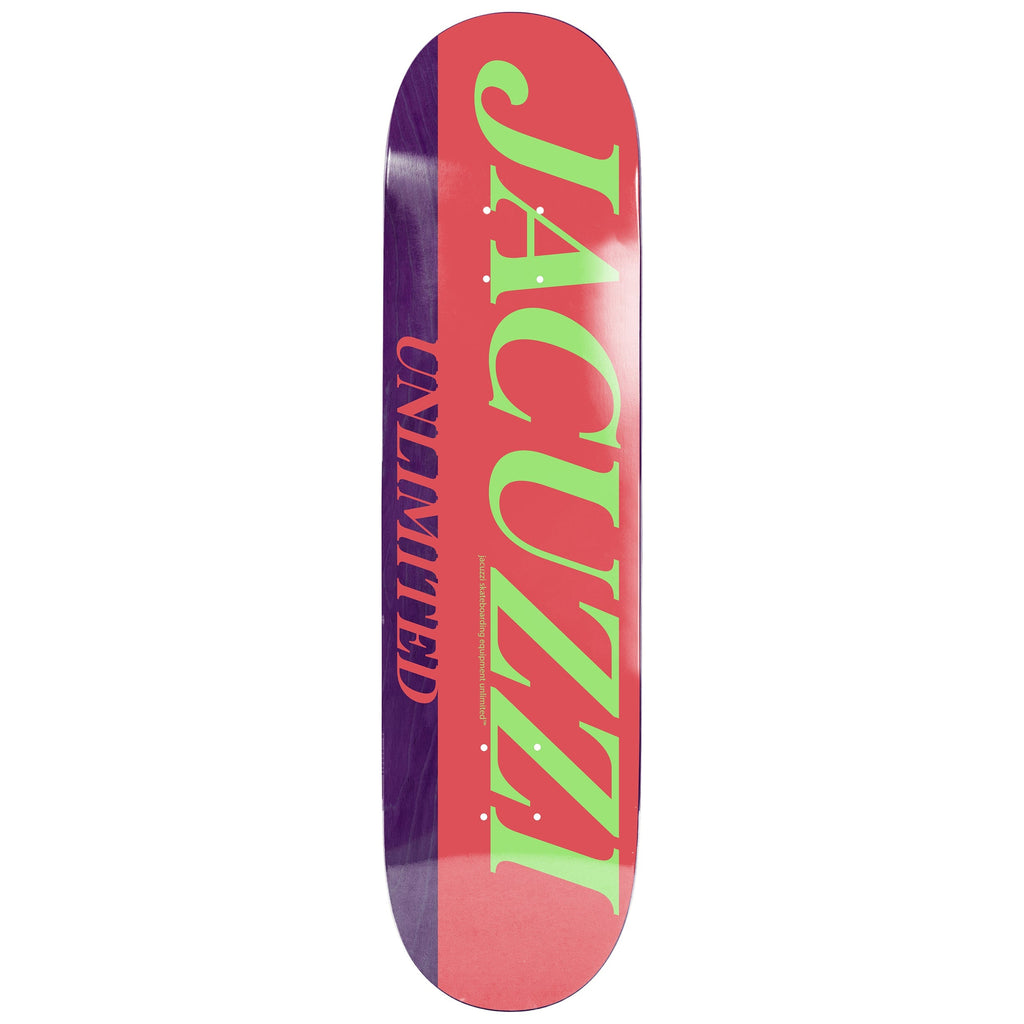 Jacuzzi Skateboard Deck Flavor 8.5" x 32.2"