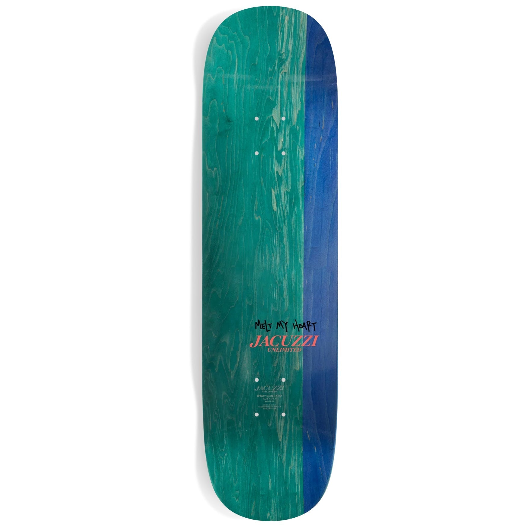 Jacuzzi Skateboard Deck Yanko Venom Treat 8.25" x 32"