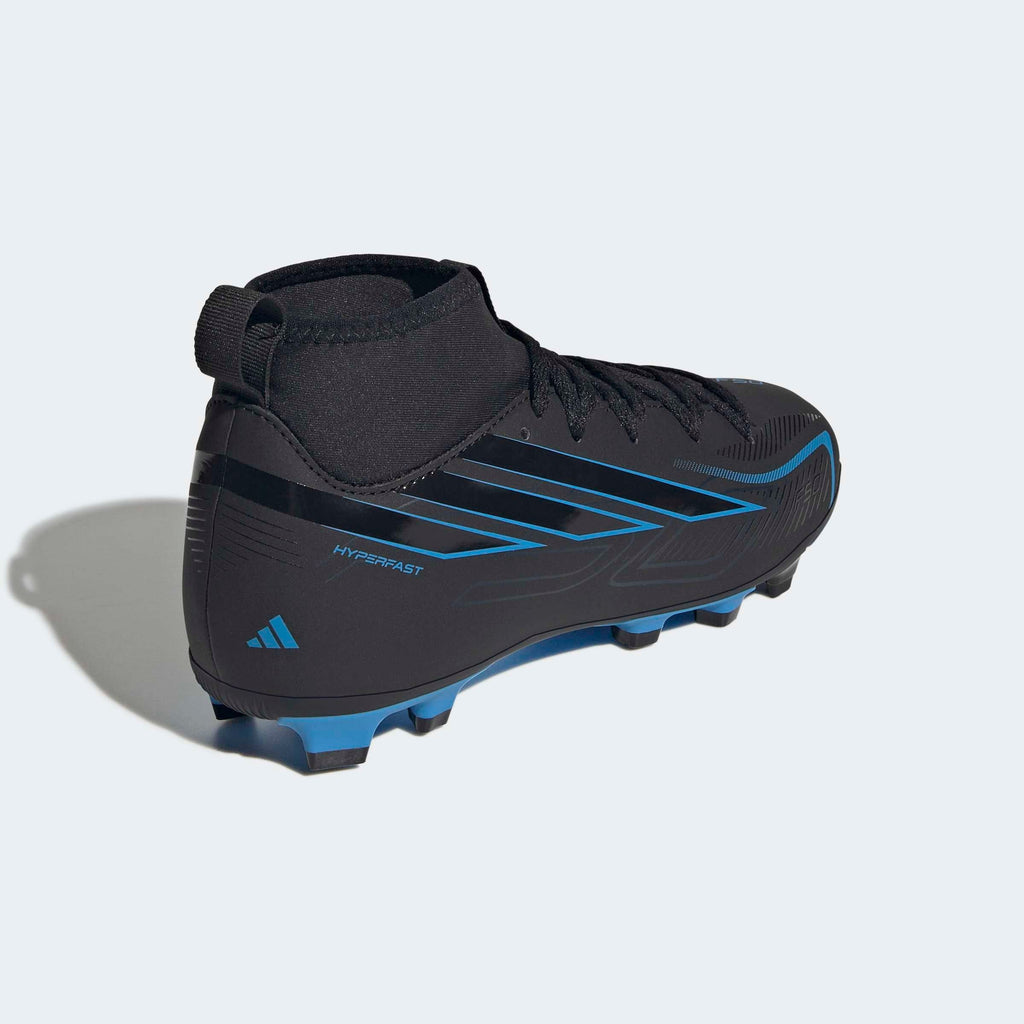 adidas Youth F50 Hyperfast Club Mid Firm/Multi Ground Soccer Cleats