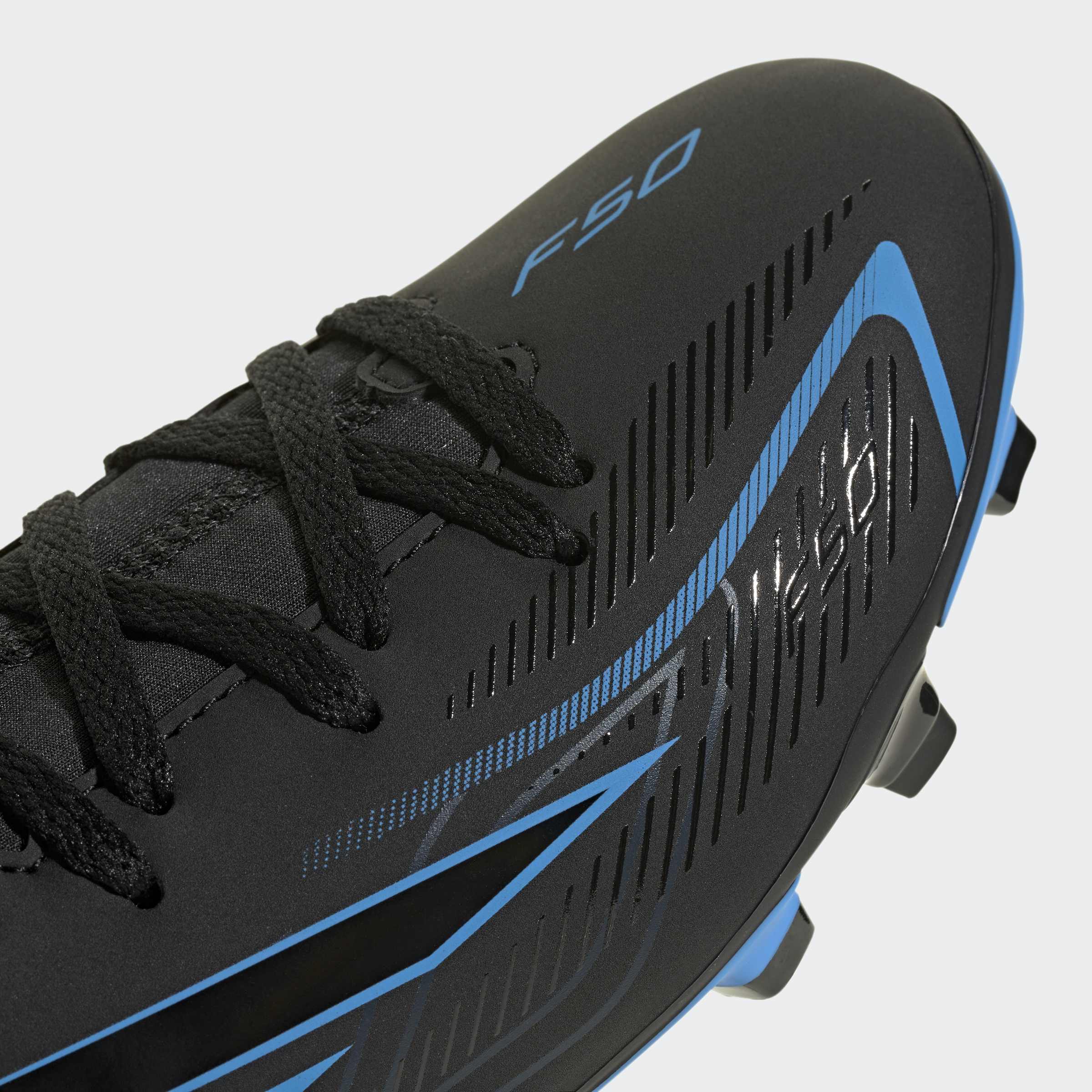 adidas Youth F50 Hyperfast Club Mid Firm/Multi Ground Soccer Cleats