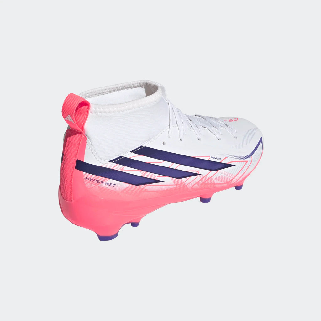 adidas F50 Hyperfast League Mid Firm Ground Football Boots Kids