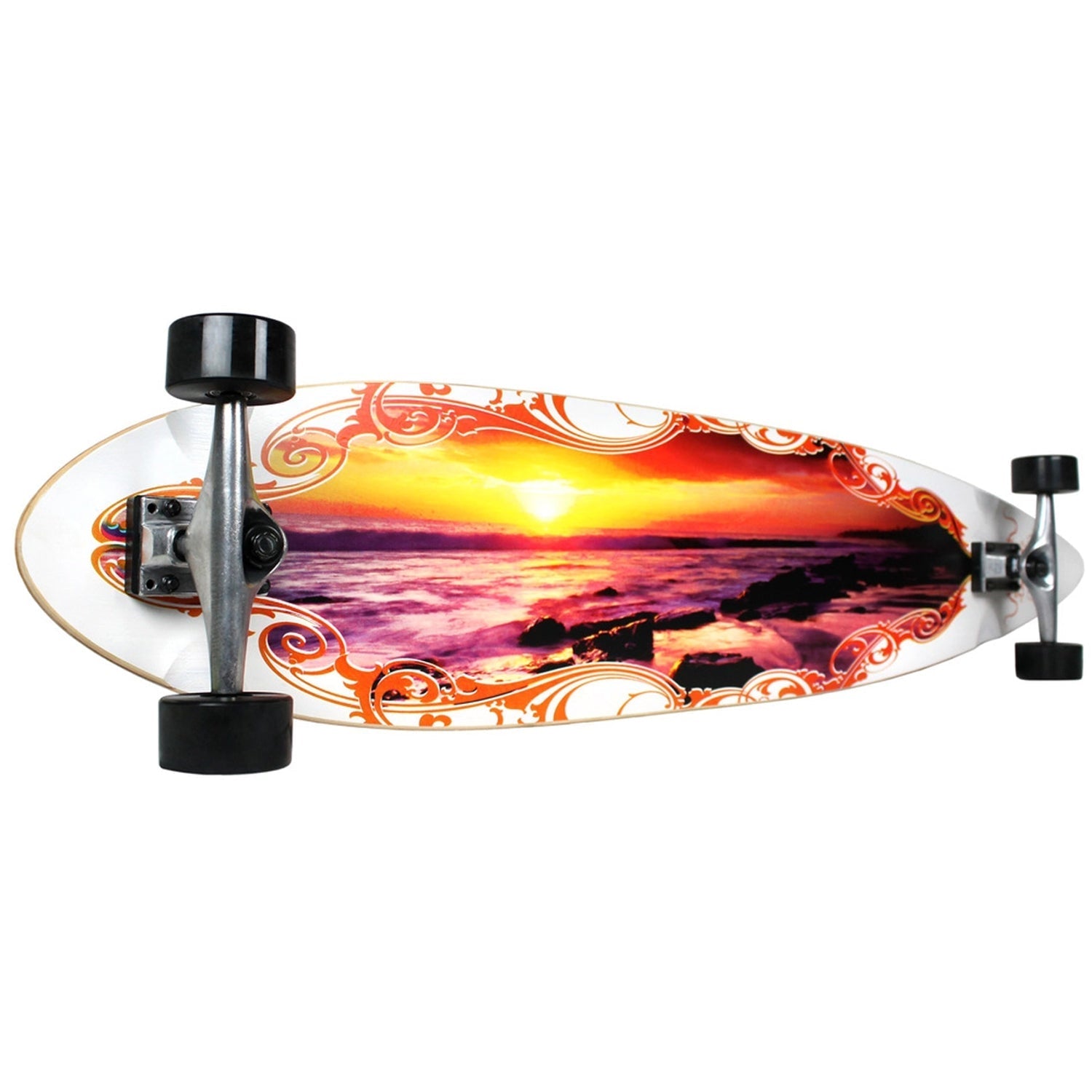 Krown Longboard Complete City Surf Sunset