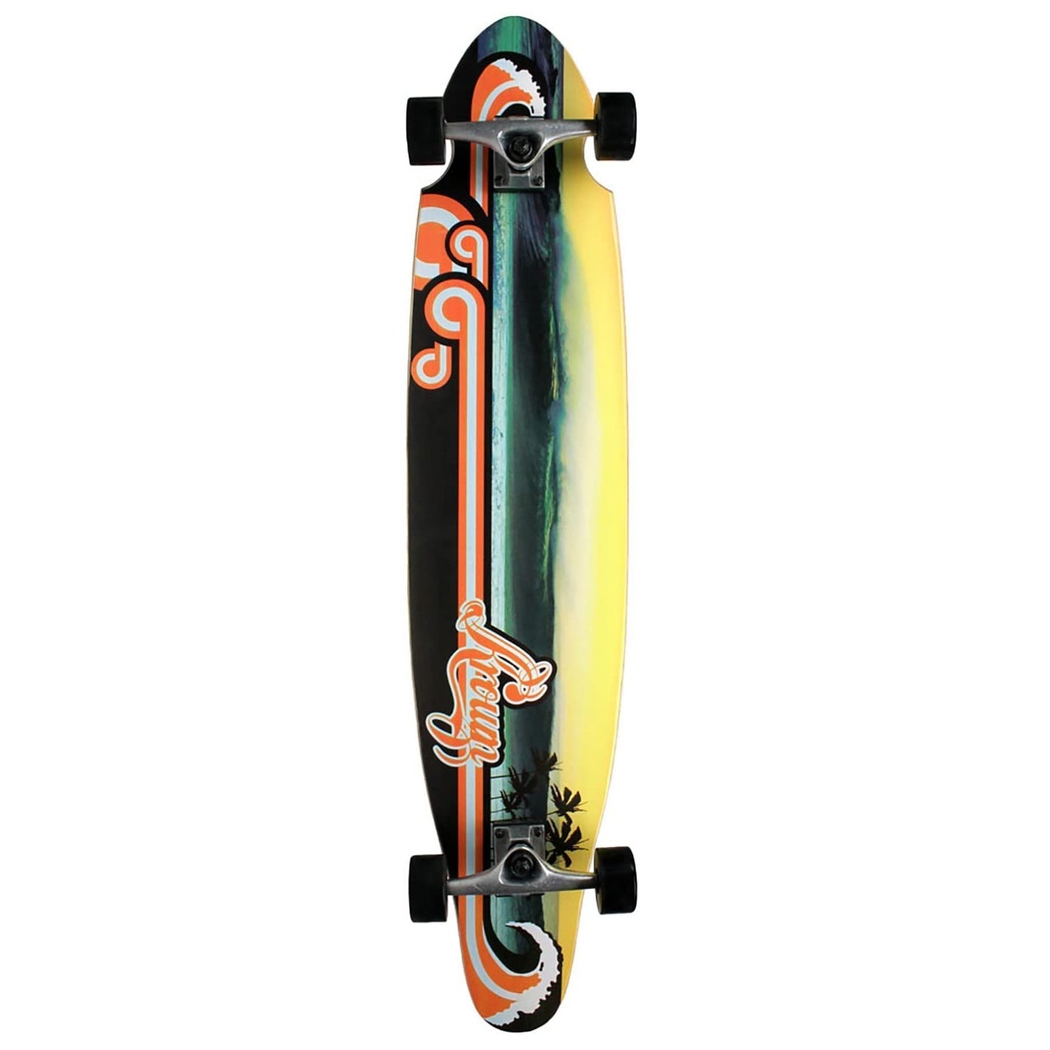 Krown Longboard Complete Kicktail Wave