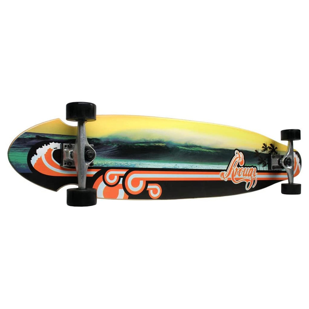 Krown Longboard Complete Kicktail Wave