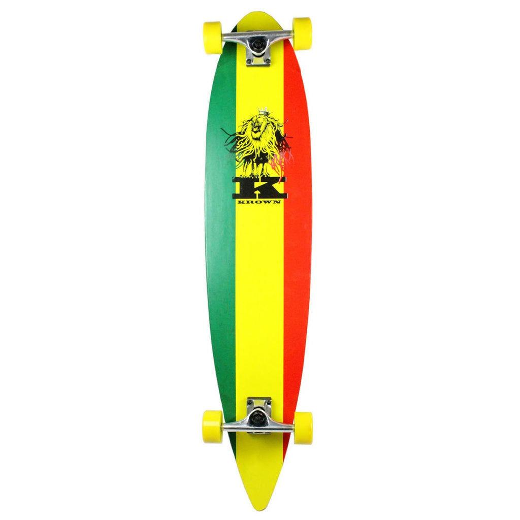 Krown Longboard Complete Pintail Rasta