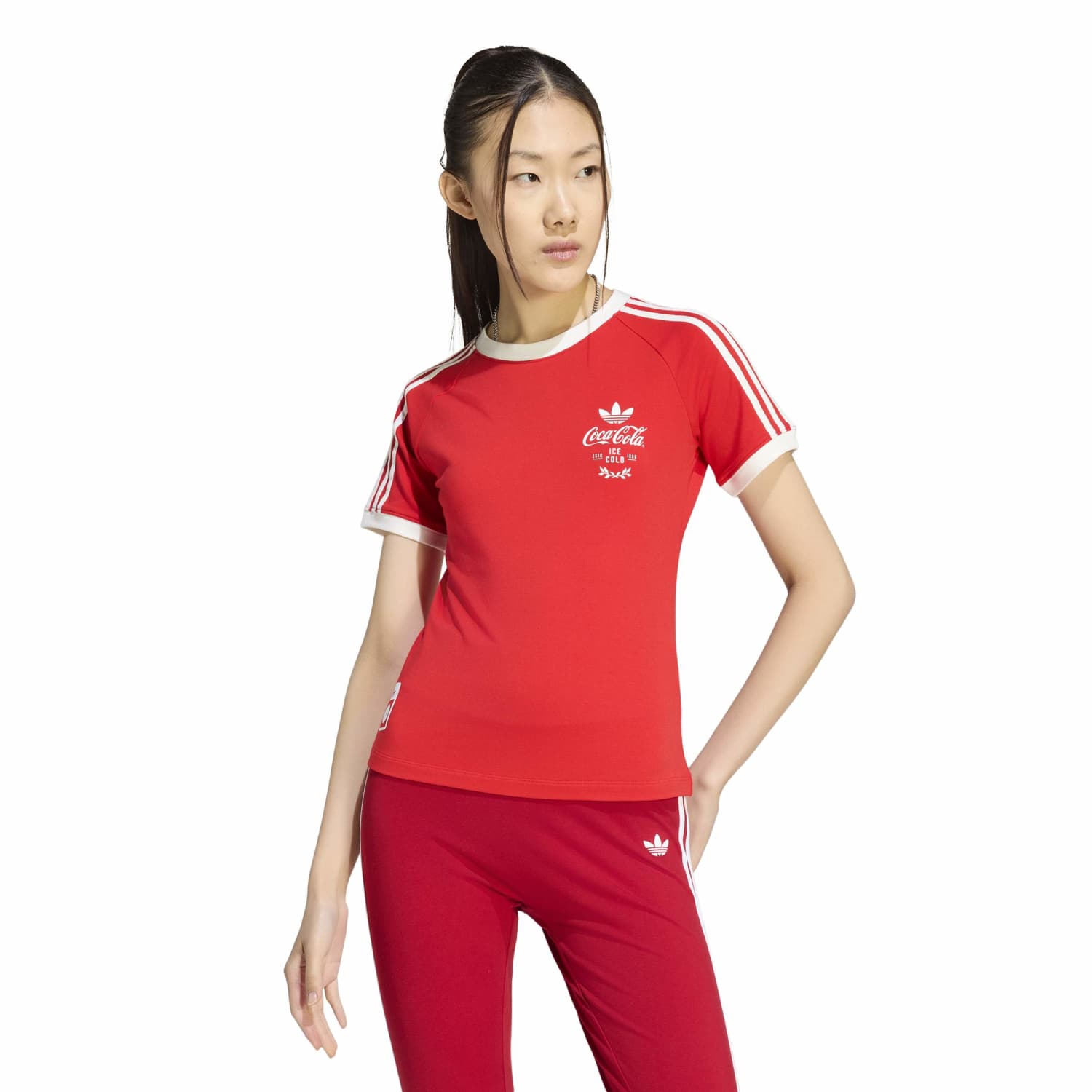 Coca Cola 3-Stripe Graphic Tee - Womens
