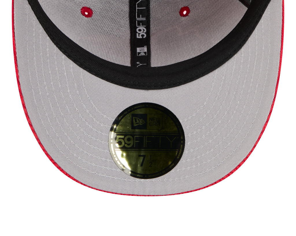 Kansas City Chiefs NFL New Era Men's Red 59Fifty Chenille Pop Fitted Hat
