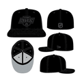 Los Angeles Kings NHL New Era Men's Black on Black 59Fifty Fitted Hat