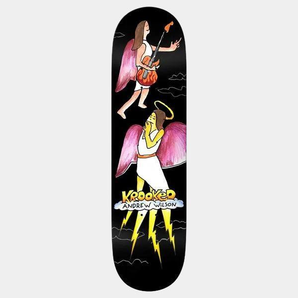 Krooked Skateboards Andrew Wilson Angel Deck 8.25" True Fit