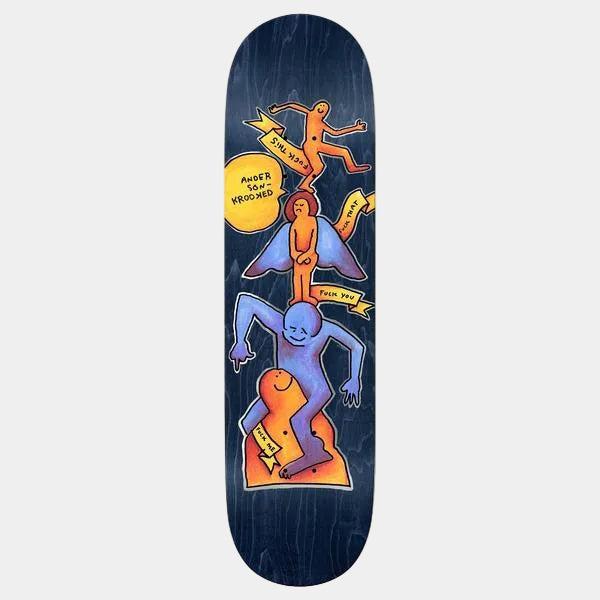 Krooked Skateboards Mike Anderson Stack Deck 8.38"