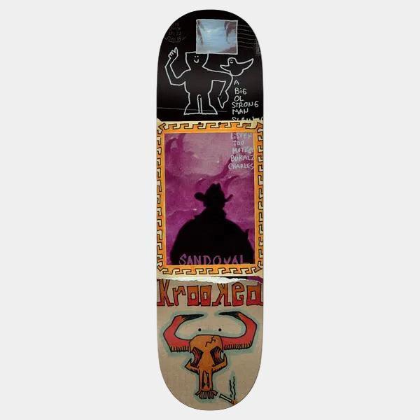 Krooked Skateboards Ronnie Sandoval Gun Slinger Deck 9.02"