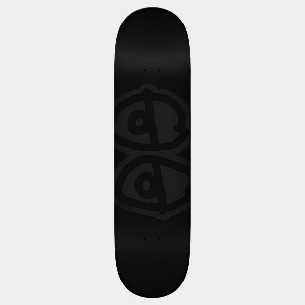 Krooked Skateboards Team Eyes Deck 8.5" Black Dip
