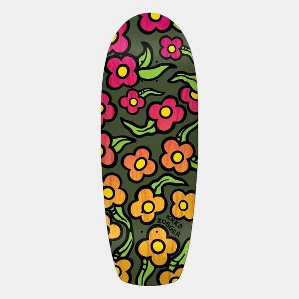 Krooked Skateboards Team Zogger Wildstyle Flowers Deck 10.75"