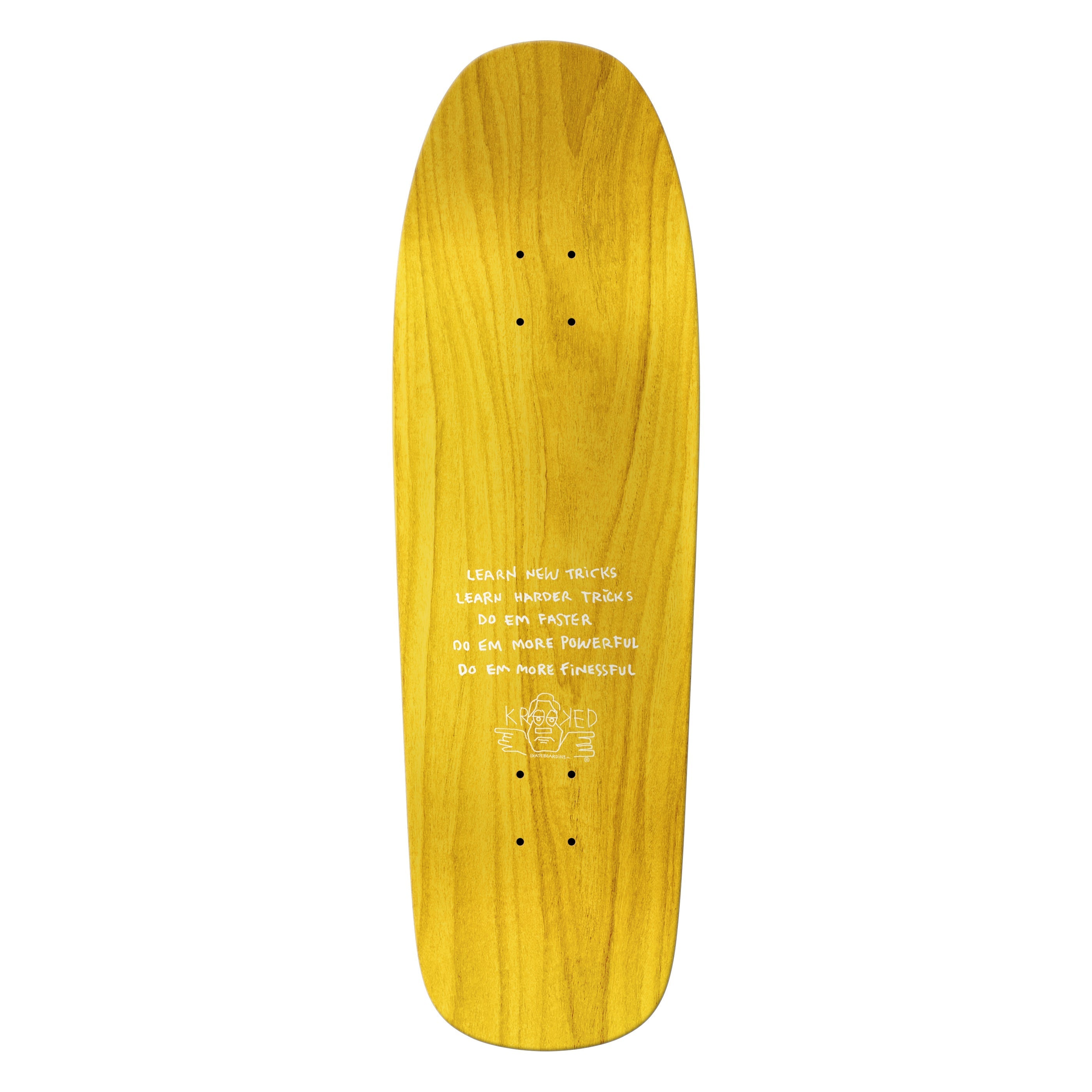 Krooked Skateboard Deck Gonz Hard2Hitt 9.81" x 32.06"