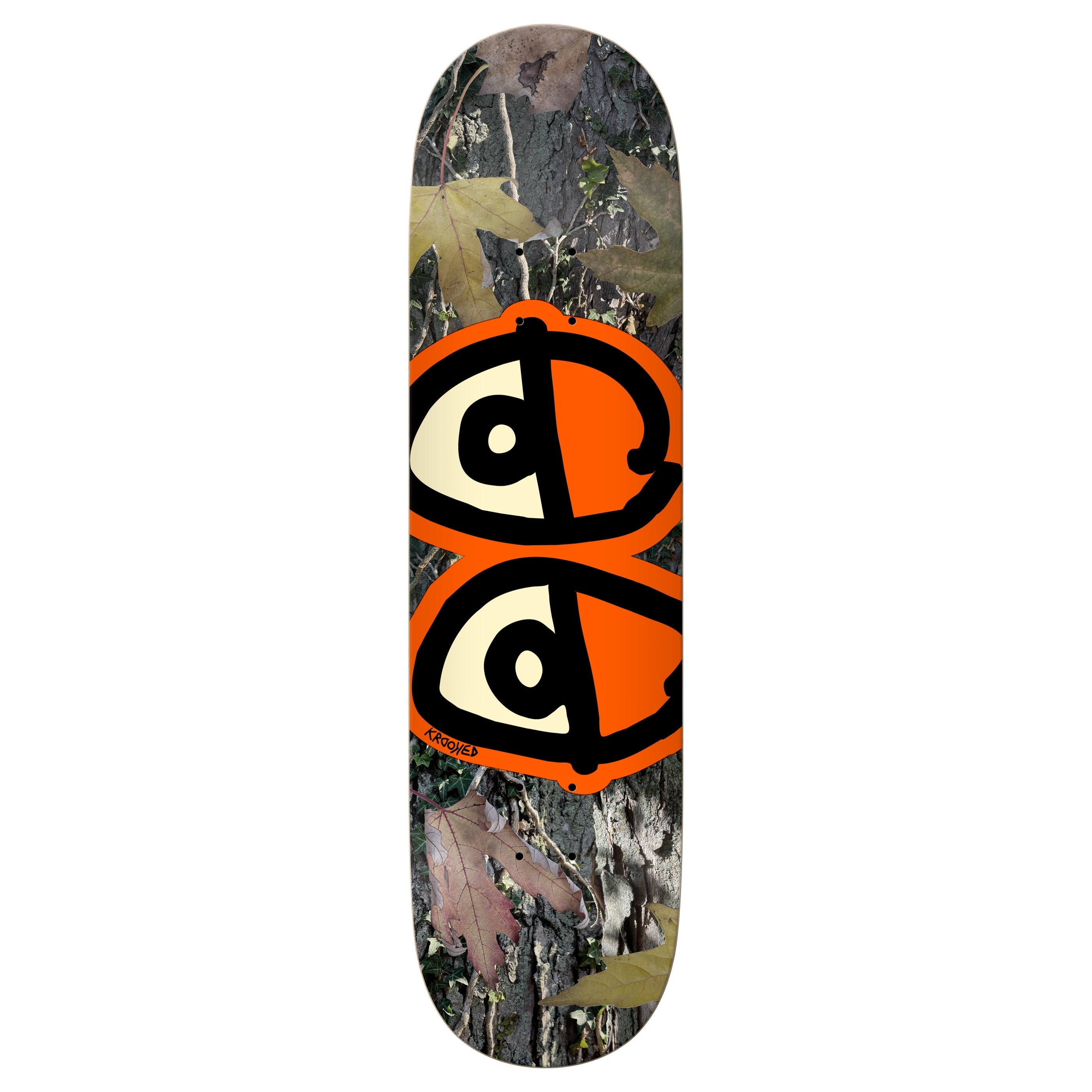Krooked Skateboard Deck Team Eyes Camo 8.25" x 32"