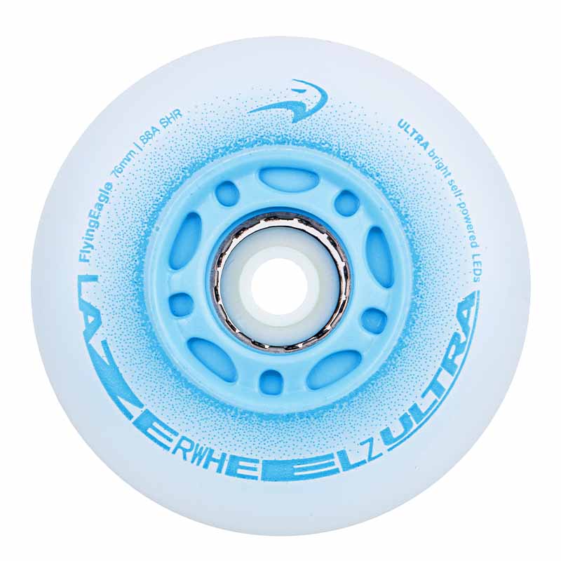 Flying Eagle Lazer Wheelz Ultra LED 76mm/88A Wheels (Pack of 4)