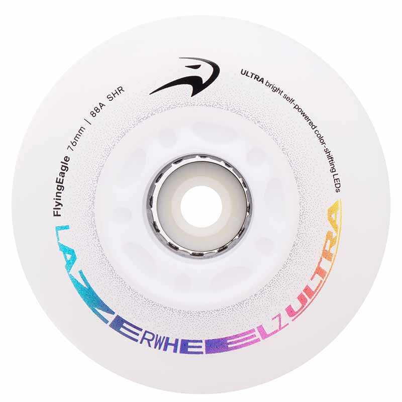 Flying Eagle Lazer Wheelz Ultra LED 76mm/88A Wheels (Pack of 4)