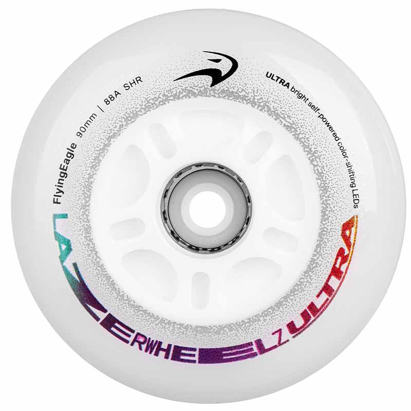 Flying Eagle Lazer Wheelz Ultra LED 90mm/88A Wheels (Pack of 4)