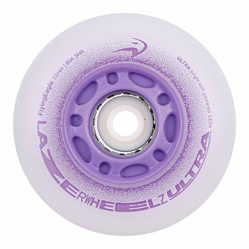 Flying Eagle Lazer Wheelz Ultra LED 72mm/88A Wheels (Pack of 4)