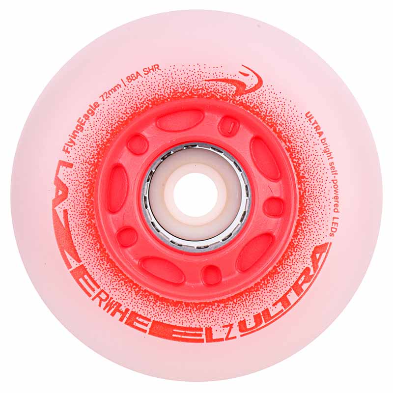 Flying Eagle Lazer Wheelz Ultra LED 72mm/88A Wheels (Pack of 4)