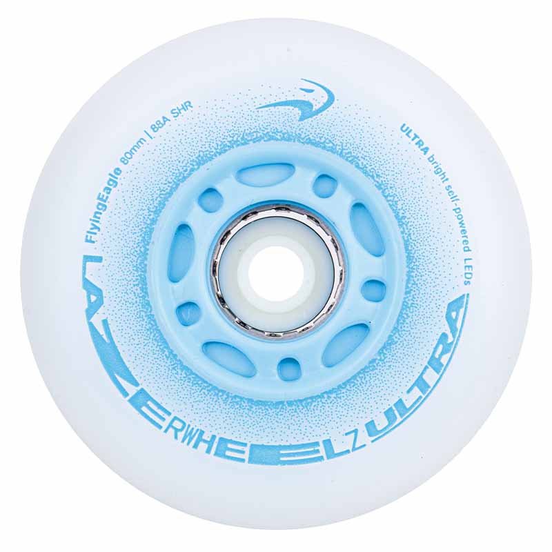 Flying Eagle Lazer Wheelz Ultra LED 80mm/88A Wheels (Pack of 4)