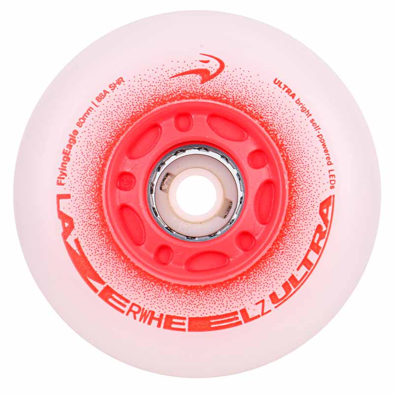 Flying Eagle Lazer Wheelz Ultra LED 80mm/88A Wheels (Pack of 4)