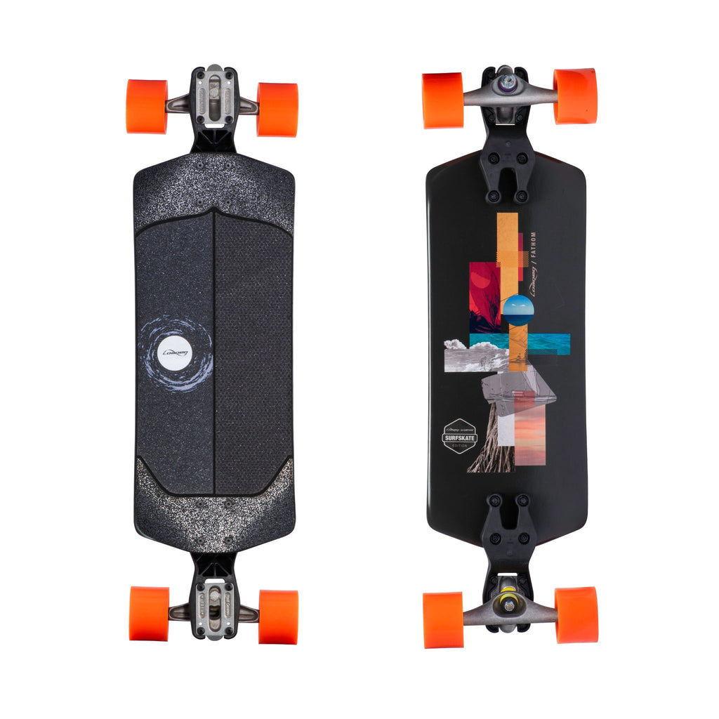 Loaded Boards Fathom Surfskate Complete; Zee Bracket, Carver Trucks and Orangatang Kegels