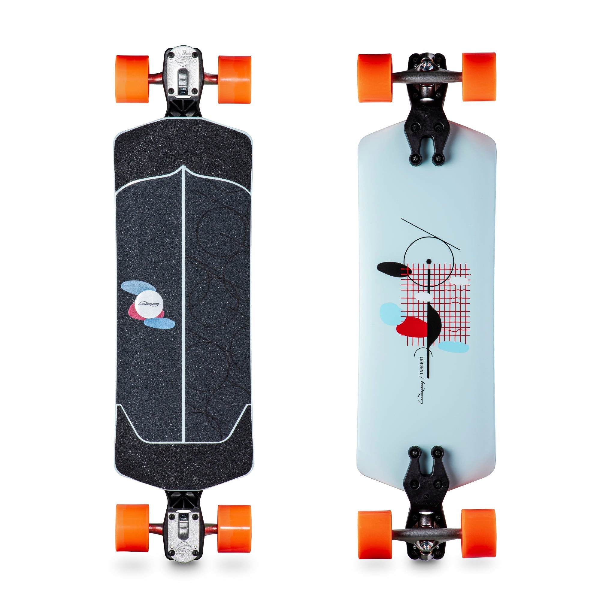 Loaded Boards Tangent Complete with Zee Brackets and Orangatang Caguamas