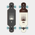 Long Island Dawn Mini Drop Through Longboard Complete 9" x 32.85"