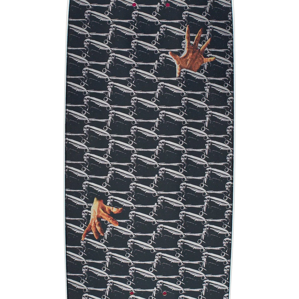 Hockey Skateboard Deck Lonliest Feeling Shaped Black 8.44" x 31.89"