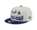Los Angeles Dodgers MLB New Era Men's Cream/Navy 9Fifty Two Tone Archive Snapback