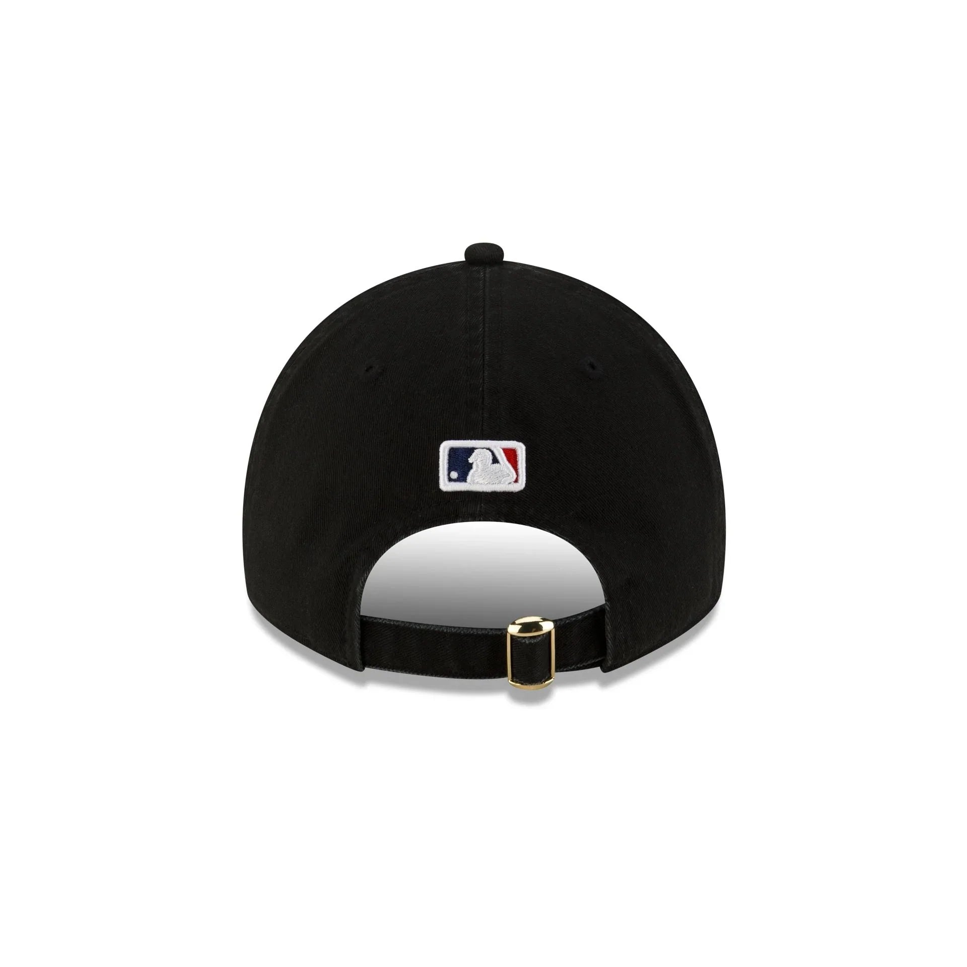 Los Angeles Dodgers MLB New Era Men's White/Black 9Twenty 2024 World Series Champions Locker Room Adjustable Hat