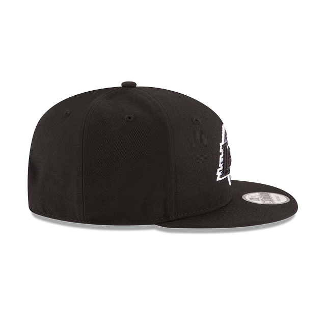 Los Angeles Lakers NBA New Era Men's Black/White 9Fifty Basic Snapback