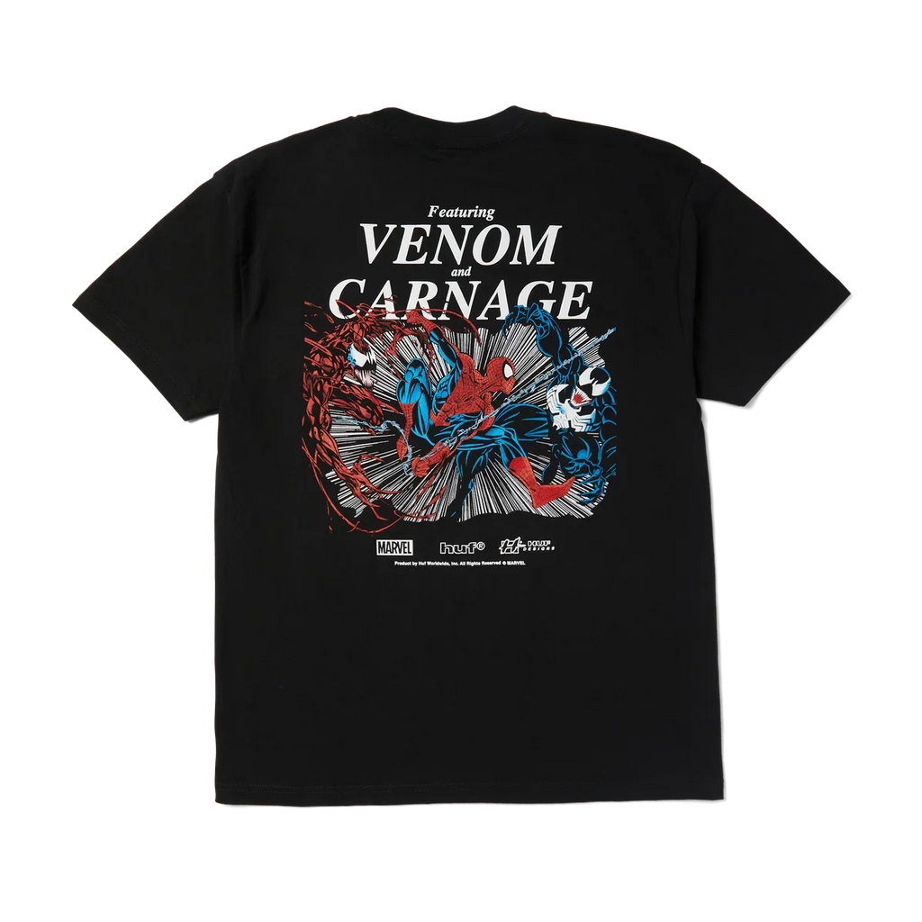 Huf X Spider-Man Maximum Carnage T-Shirt - Black